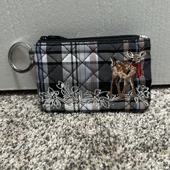 VERA BRADLEY REINDEER TOTE & ZIP ID- RETIRED STYLE - Picture 4 of 5